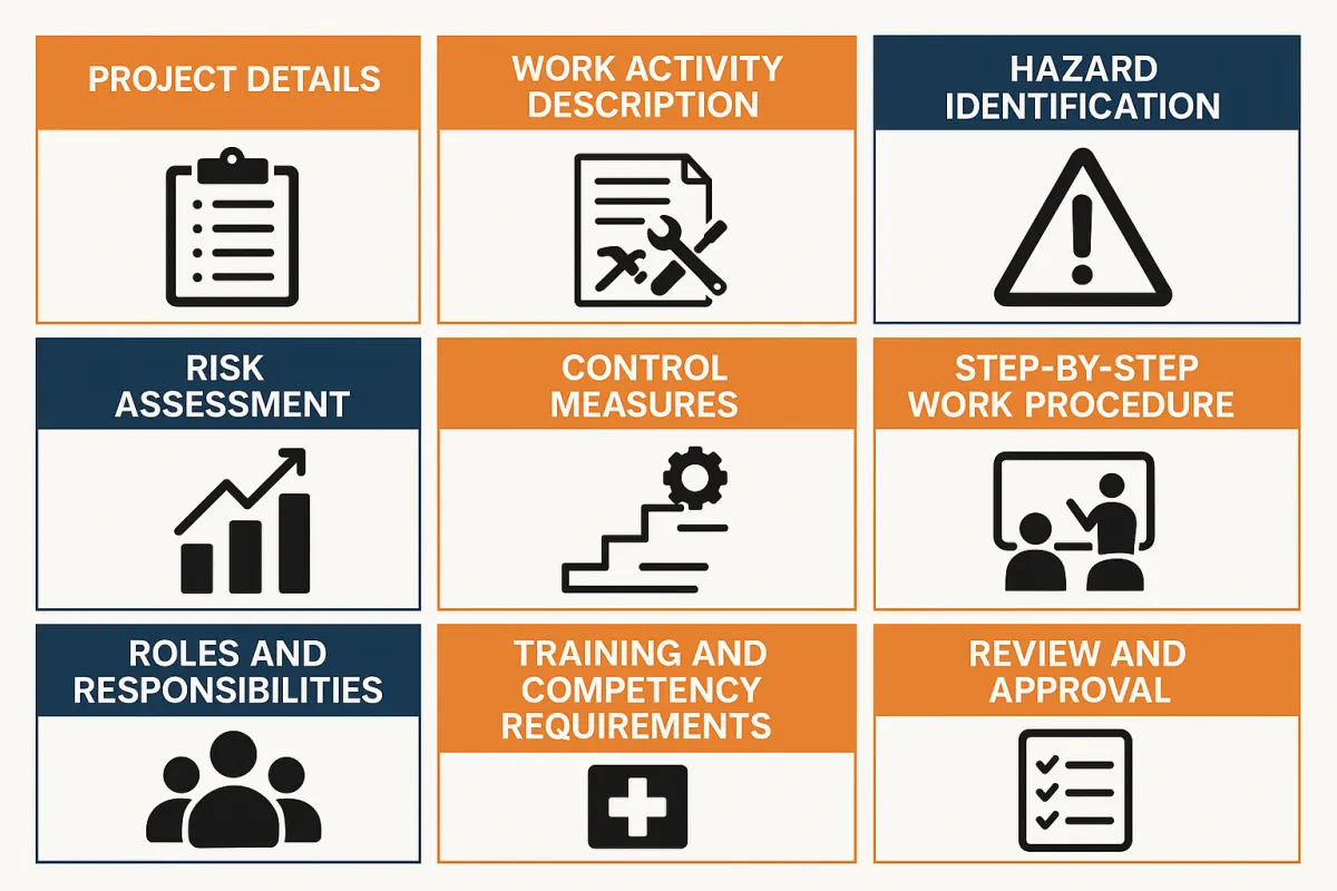 Key Components of an SWMS Template