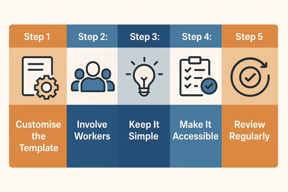 How to Use an SWMS Template Effectively