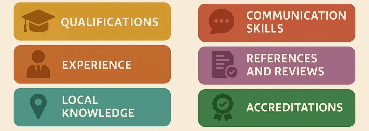 What to look for in a safety consultant: qualifications, experience, local knowledge, communication skills, references and accreditations