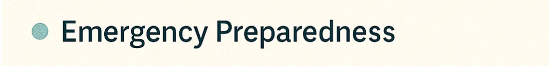 Heading for emergency preparedness, a service offered by workplace safety consultants