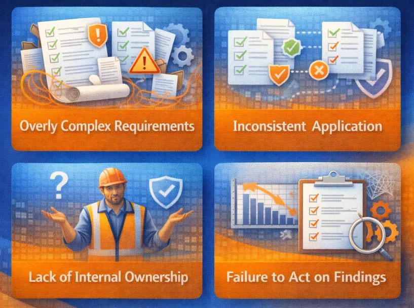 Common prequalification pitfalls: overly complex requirements, inconsistent application, lack of internal ownership and failure to act on findings