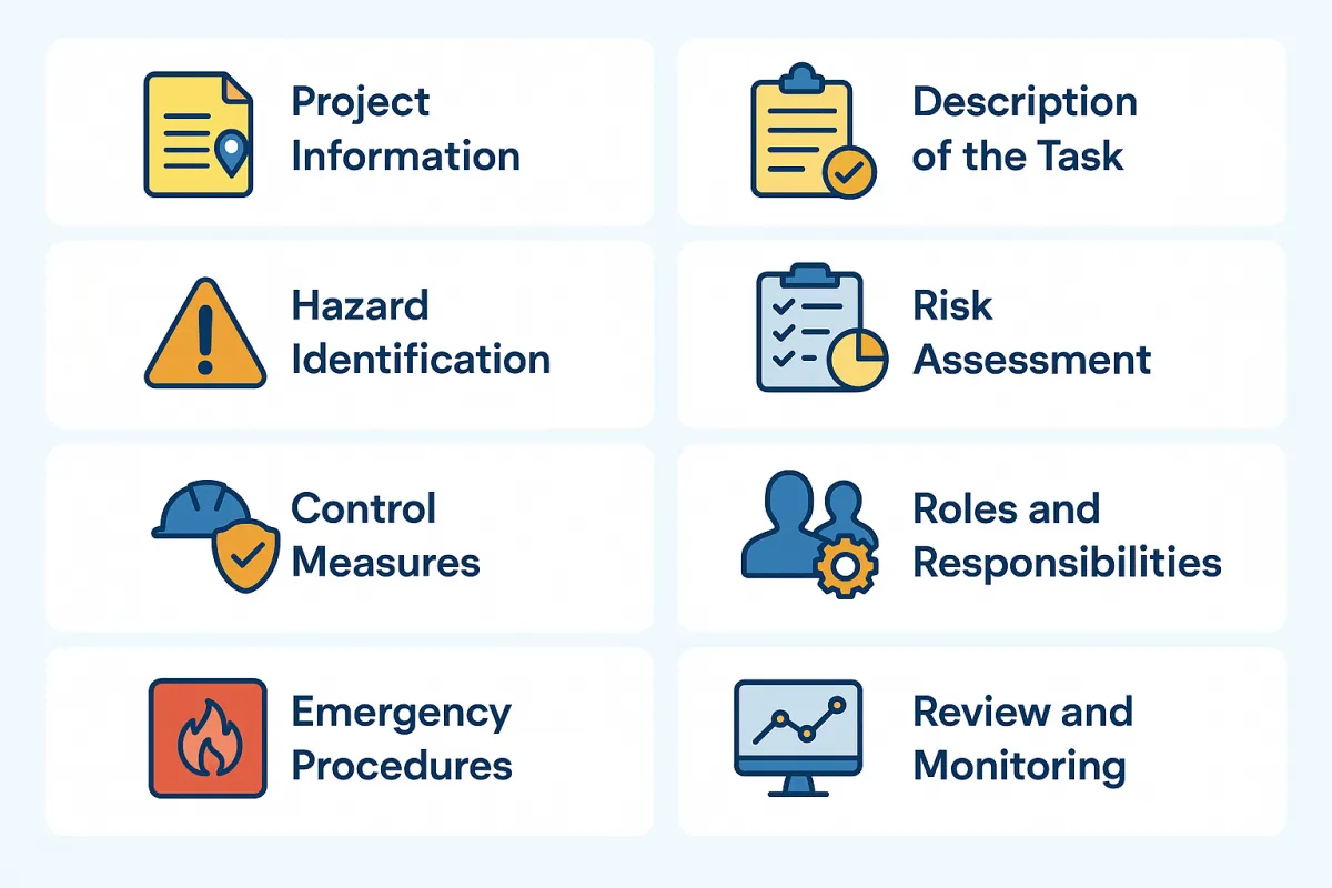 Structure and Components of a Safe Work Method Statement